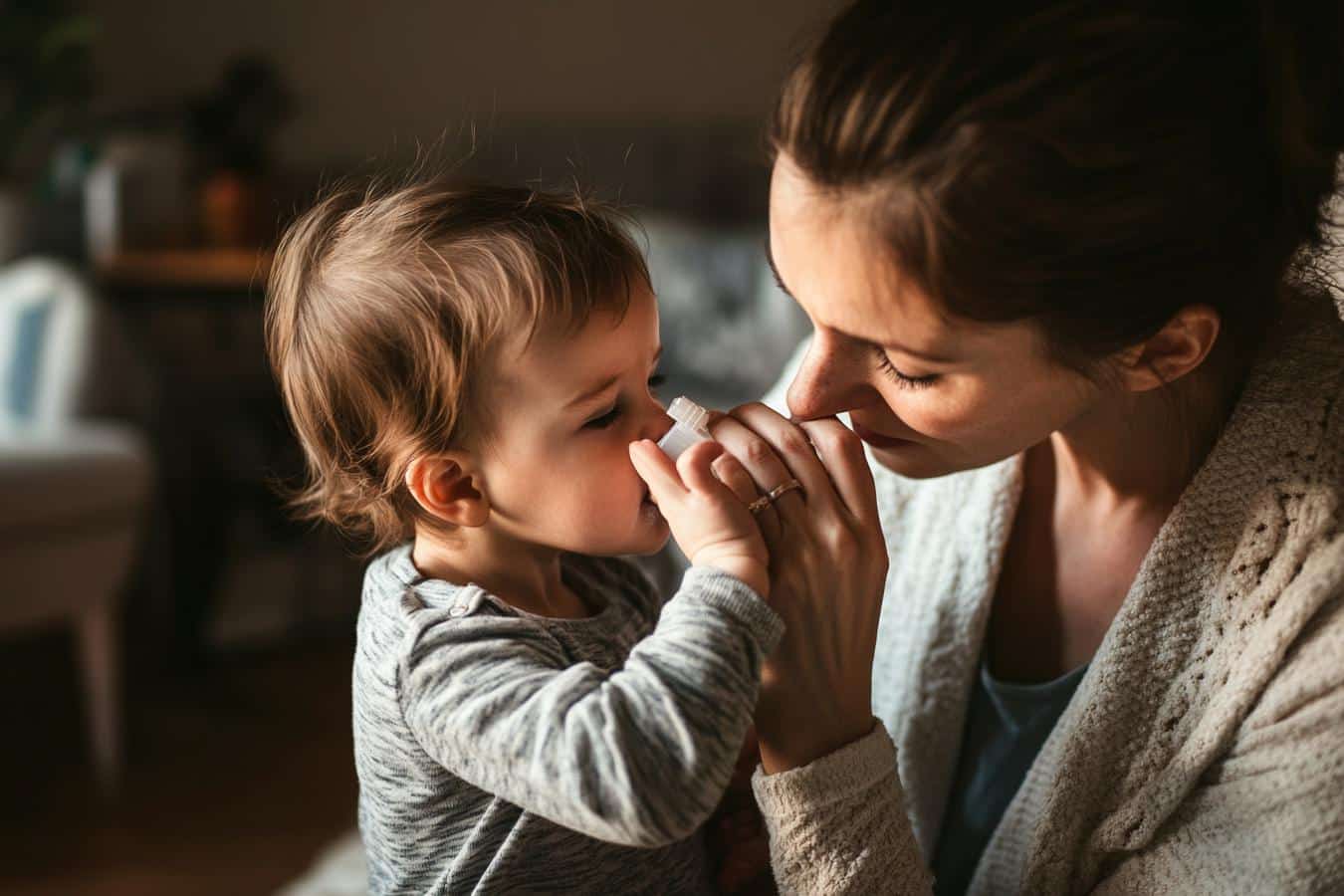 limpeza nariz crianca