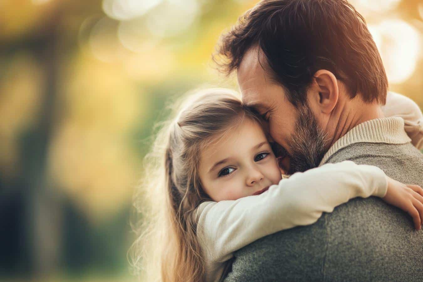 pai apoia filha acidente